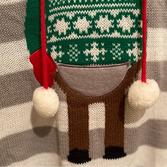 Christmas Reindeer Sweater, Ugly Christmas Sweater, Reindeer Christmas Sweater - Picture 4 of 10